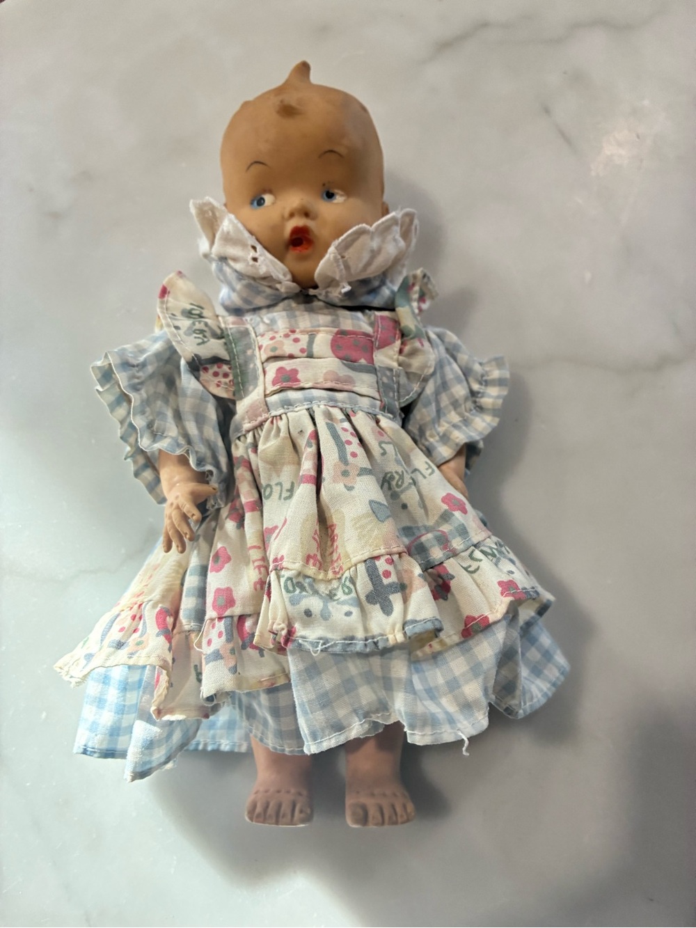 Vintage Kewpie Doll Blue Eyes Sideway Glance Collectible